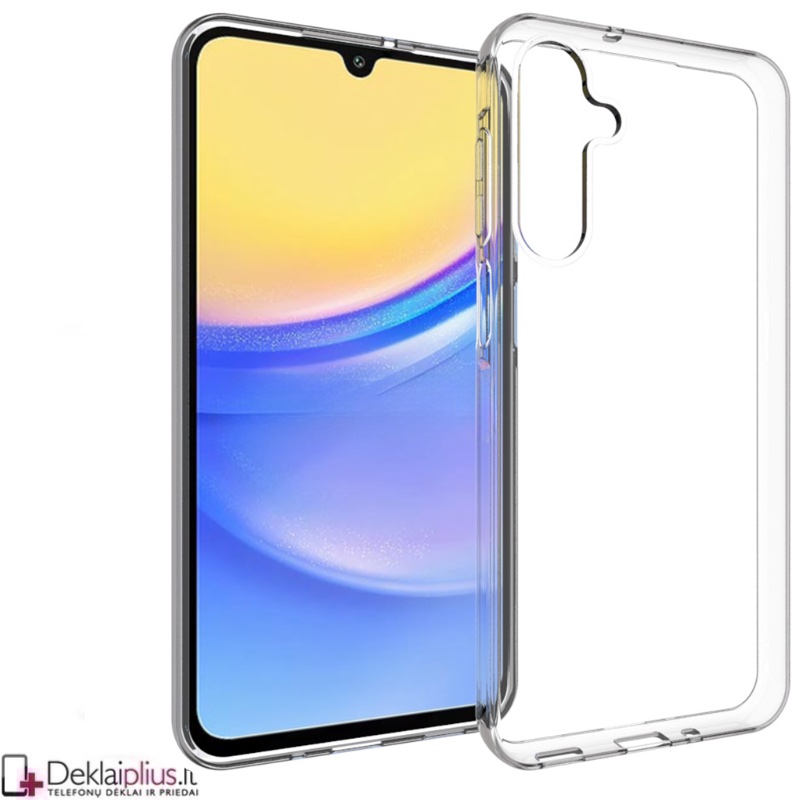 Silikoninis ploniausias,lengviausias dėklas - permatomas (Samsung Galaxy A16/A16 5G) Silikoninis ploniausias,lengviausias dėklas - permatomas (Samsung Galaxy A16/A16 5G)